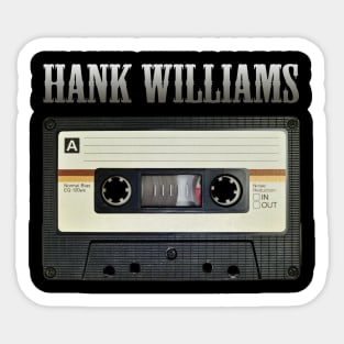 HANK AND WILLIAMS BAND Sticker